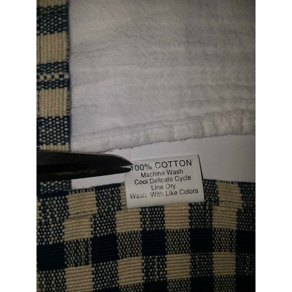 Hand Loomed Park Imports set of 4 place mats blue - Picture 4 of 5